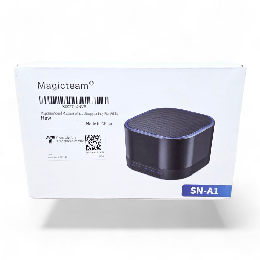 Magicteam SN-A1 Portable Sound Machine - 20 Sounds - Black - New Open Box